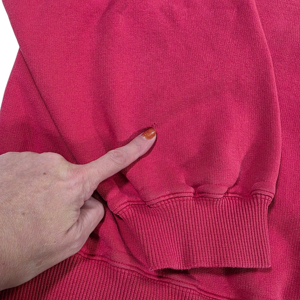 Vintage Eddie‎ Bauer Sweatshirt Mens Red XXL Crewneck Long Sleeve Cotton Blend - Picture 11 of 12